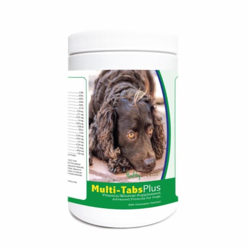 Healthy Breeds 840235176206 American Water Spaniel Multi-Tabs Plus Chewable Tablets - 365 Cou Perspective: front