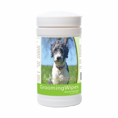 Healthy Breeds 840235177821 Aussiedoodle Grooming Wipes - 70 Count Perspective: front