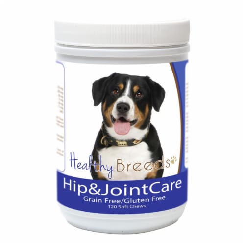 Healthy Breeds 840235183556 Entlebucher Mountain Dog Hip & Joint Care, 120 Count Perspective: front