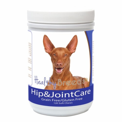 Healthy Breeds 840235183686 Pharaoh Hound Hip & Joint Care, 120 Count Perspective: front