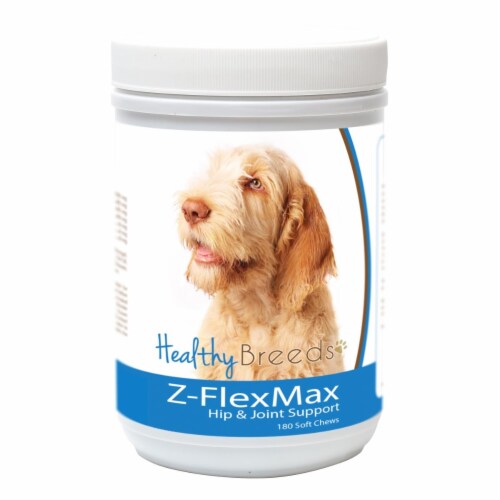Healthy Breeds 840235188186 Spinoni Italiani Z-Flex Max Dog Hip & Joint Support Perspective: front