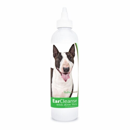 Healthy Breeds 840235197270 8 oz Miniature Bull Terrier Ear Cleanse with Aloe Vera Cucumber M Perspective: front
