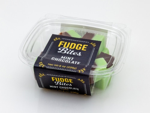 Fudgeamental Mint Chocolate Fudge Bites Perspective: front