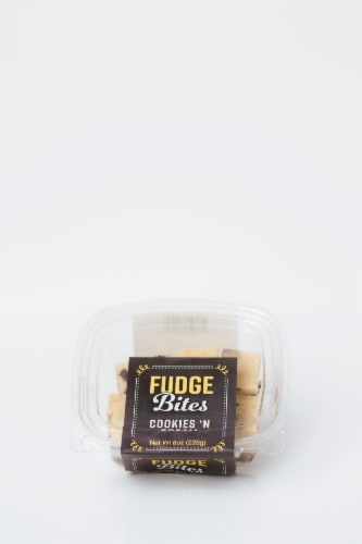 Fudgeamentals Cookies 'N Cream Fresh Fudge Bites Perspective: front