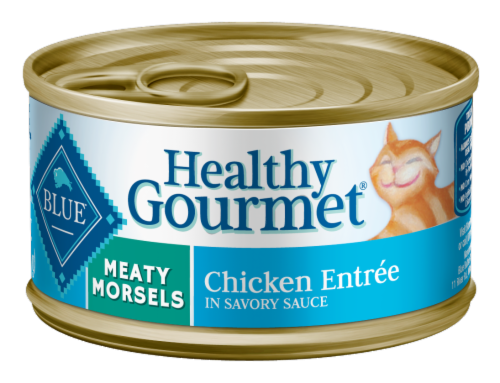 BLUE Healthy Gourmet Meaty Morsels Adult Cat Food Perspective: front
