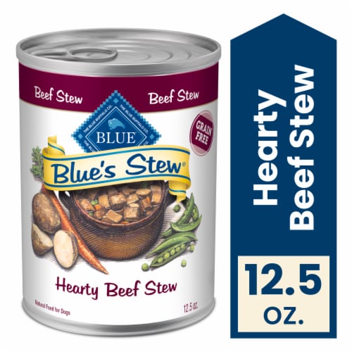 Blue Buffalo Blue's Stews Adult Grain-Free Wet Dog Food Beef Perspective: front