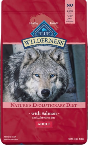 Blue Wilderness Nature s Evolutionary Diet with Salmon Adult Dry Dog Food 24 lb Harris Teeter