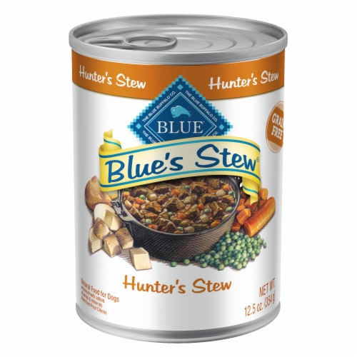 Blue Buffalo Natural Adult Blue's Stew Hunter's Stew Wet Dog Food Perspective: front
