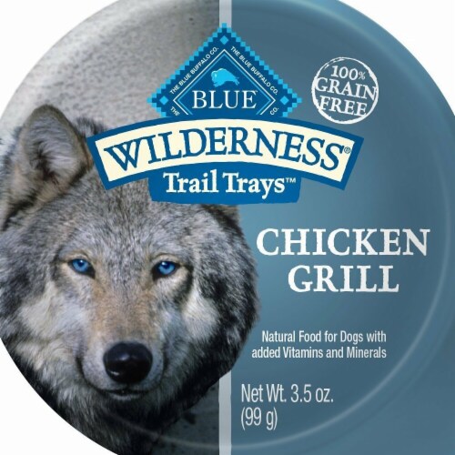 Blue Buffalo 596733 3.5 oz Wilderness Trail Chicken Grill Wet Dog