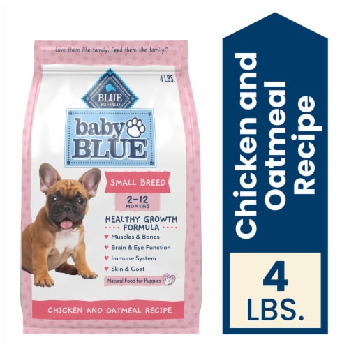 flåde Arthur Conan Doyle råolie Blue Buffalo Baby Blue Chicken & Oatmeal Small Breed Puppy Dry Dog Food, 4  lb - Jay C Food Stores