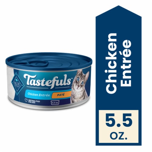 Blue Buffalo Tastefuls Natural Adult Pate Wet Cat Food Wet Cat Food Chicken Perspective: front