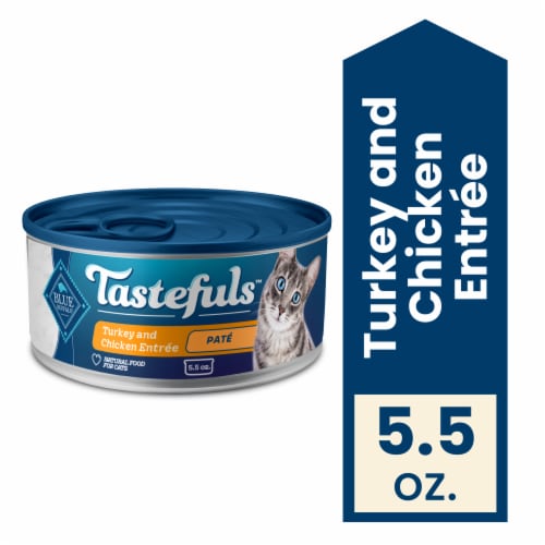 Blue Buffalo Tastefuls Turkey and Chicken Entree Pate Wet Cat Food