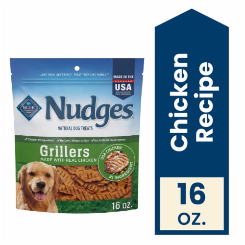 Blue Buffalo Nudges Grillers Natural Dog Treats Chicken Perspective: front