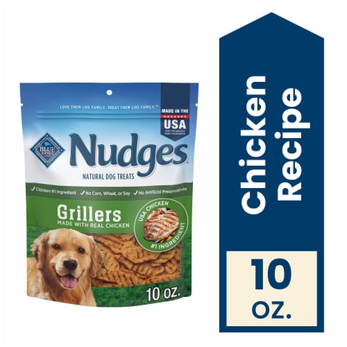 Blue Buffalo Nudges Grillers Natural Dog Treats Made with Real Chicken