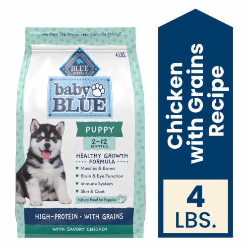 Ansættelse Overlevelse Forstyrre Blue Buffalo Baby Blue Chicken Puppy Dry Food, 4 lb - Metro Market