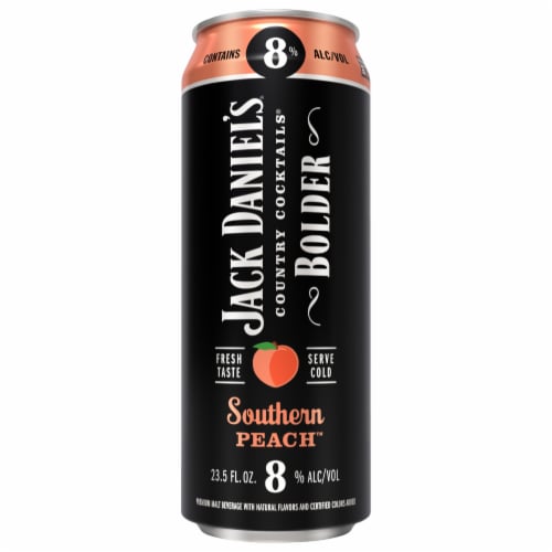 Jack Daniel's® Southern Peach™ Bolder Country Cocktails® Perspective: front