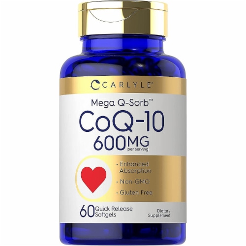 Carlyle CoQ10 600 mg 60 Softgels 60 Softgels Kroger