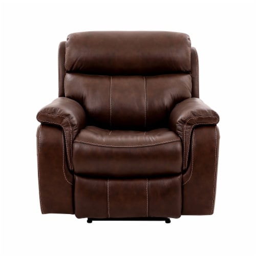 Power recliner with clearance lumbar support