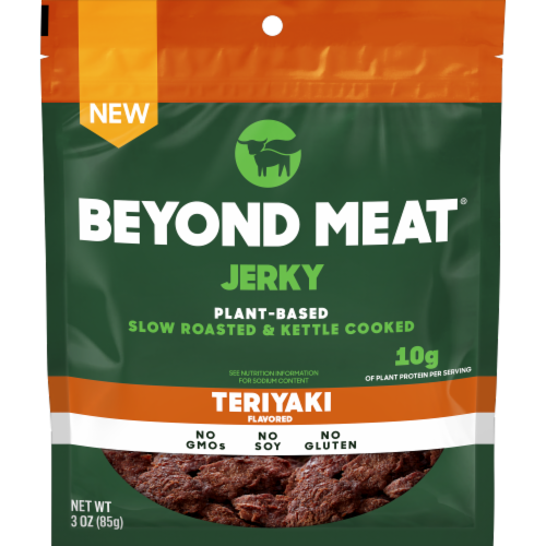 Beyond Meat® Plant-Based Jerky Teriyaki Perspective: front