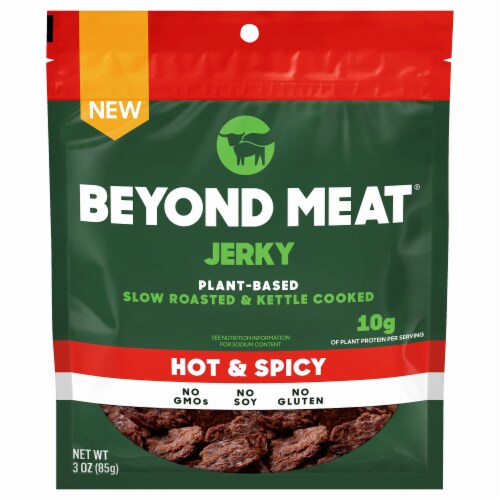 Beyond Meat® Plant-Based Jerky Hot & Spicy Perspective: front