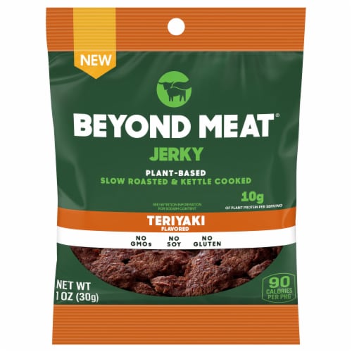 Beyond Meat® Teriyaki Plant Based Jerky Perspective: front