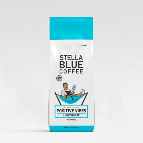 Stella Blue Positive Vibes Light Roast Ground Coffee, 12 oz - Pick ‘n Save