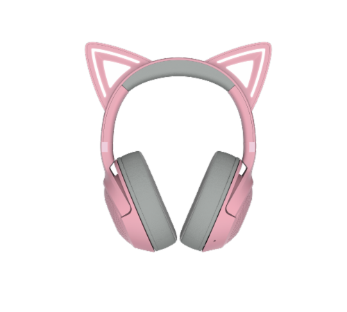 Razer Kraken Kitty V2 BT - Quartz Edition Perspective: front