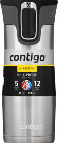 Contigo black shop water bottle