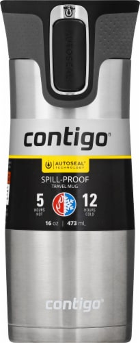 Contigo West Loop Water Bottle - Black, 16 oz - Kroger