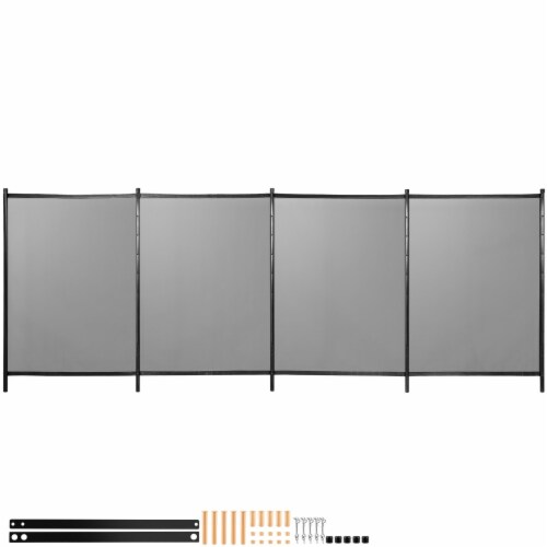 Vevor 4Ft X 48Ft Pool Fence Swimming Fence In Ground Life Saver Fence Portable Perspective: front