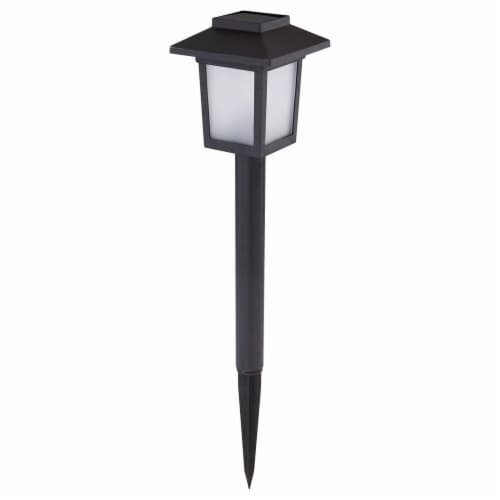 Crosslight Flicker Flame Solar Pathway Light Perspective: front