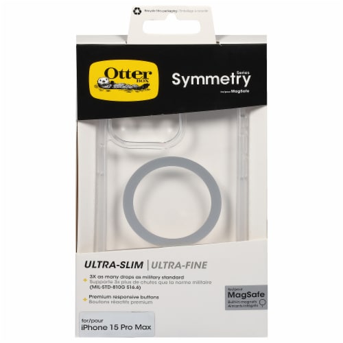 OtterBox Symmetry Plus Clear Magsafe Case For Apple 2023 Perspective: front