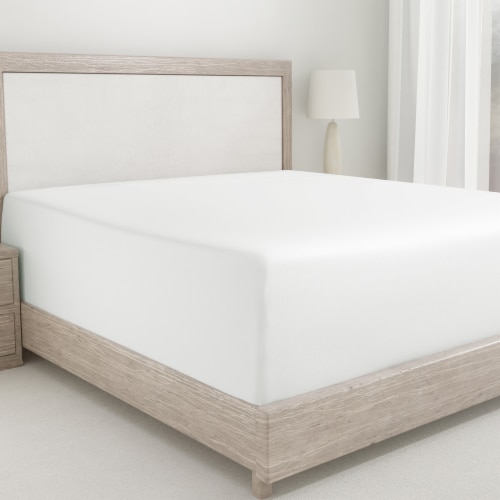 California Design Den - Deep Pocket Fitted Sheet Only, 400 Thread Count 100% Cotton - Full Perspective: front