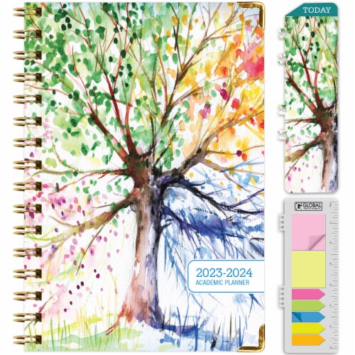 Global Printed Products Hardcover Academic Year 2324 Planner (Tree