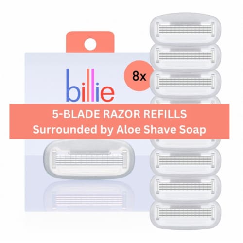 Billie Women's 5-Blade Razor Refills Perspective: front