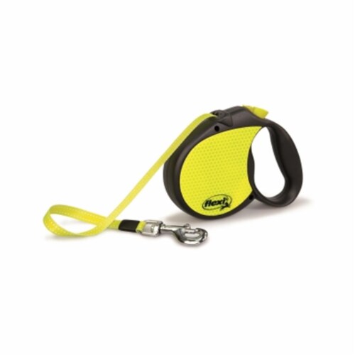 Flexi North America LLC Neon Medium Reflective Leash - Yellow Perspective: front