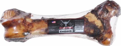 Butcher's Prime Goliath Femur Dog Bone Perspective: front