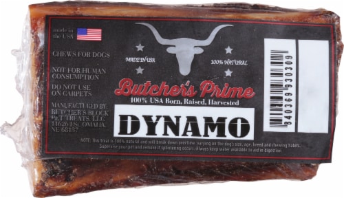 Butcher's Prime Dynamo Center Cut Marrow Dog Bone Perspective: front