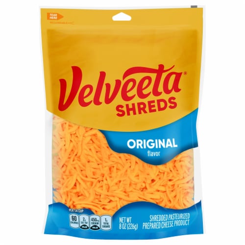 Velveeta Shreds Original Flavor Shredded Cheese Perspective: front