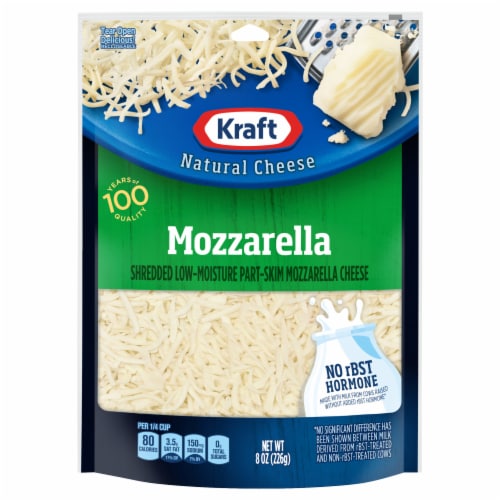 Kraft Mozzarella Shredded Cheese Perspective: front