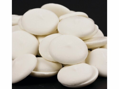 Merckens Coating Wafers Melting Wafers Super White 2 pounds Perspective: front