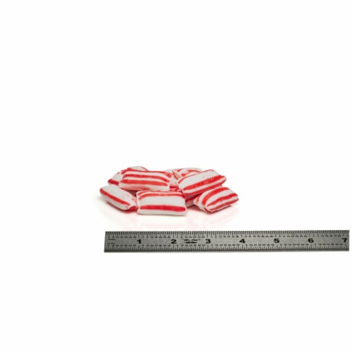 Soft Peppermint Sticks 2 pounds unwrapped mint candy Perspective: front