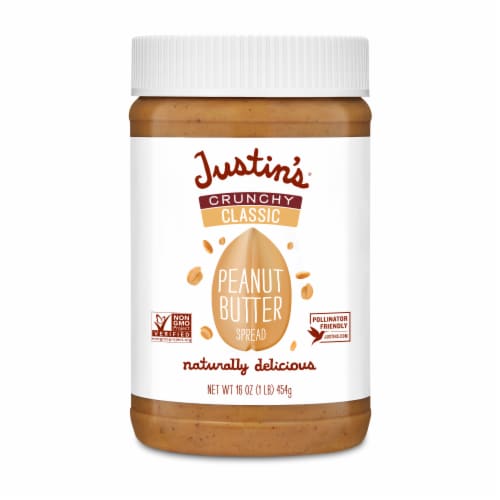 Justin's® Crunchy Classic Peanut Butter Perspective: front