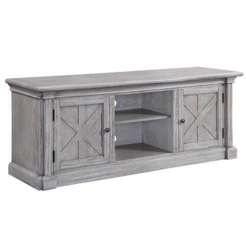 TV Stand, Gray Oak, 1 Mariano’s
