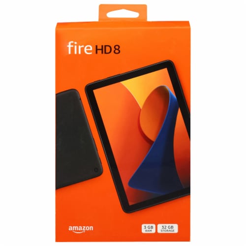Amazon Fire HD 8 Tablet - Black Perspective: front