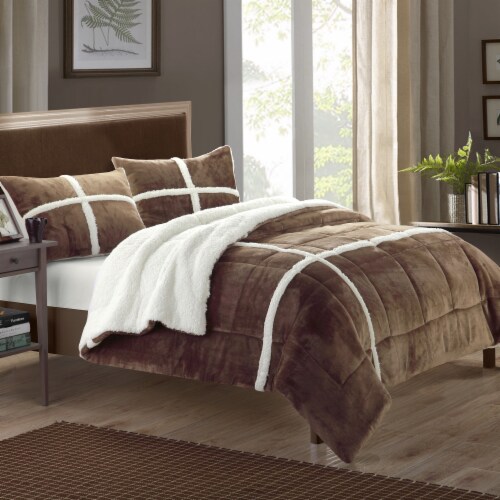 Chic Home Chloe 3 Or 2 Piece Comforter Set Ultra Plush Micro Mink ...