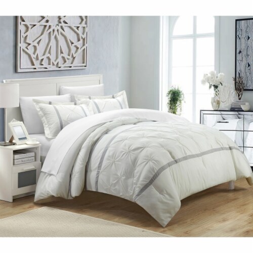 Buy Pinch-Pleat 3-Piece Duvet Cover Set