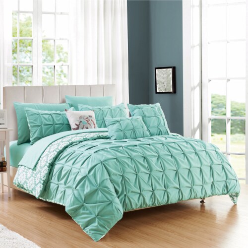 Rahab 10 or 8 piece reversible comforter set complete bed in a bag