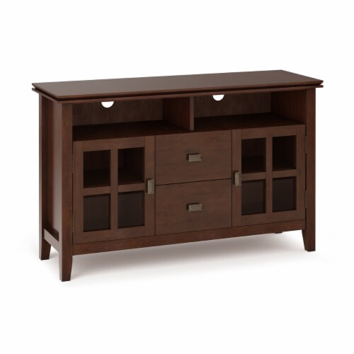 Simpli home artisan tall on sale tv media stand