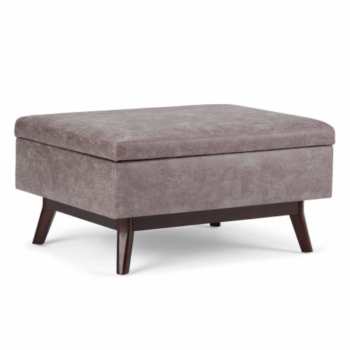 Simpli home owen ottoman discount